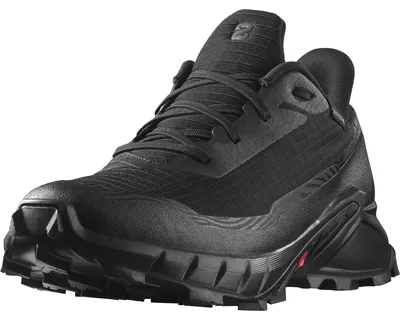 Produktbild von Salomon Alphacross 5 Gore-Tex Herren Trail-Laufschuhe wasserdicht Schwarz 44 2/3