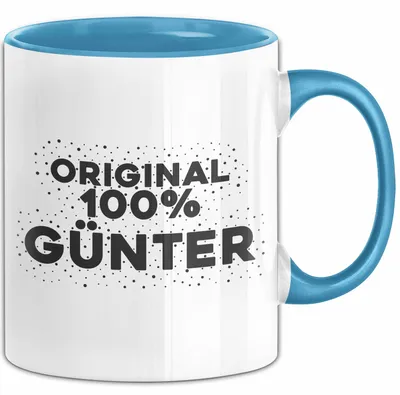 Produktbild von Guenter Tasse Original 100% Guenter Geschenk (Blau)