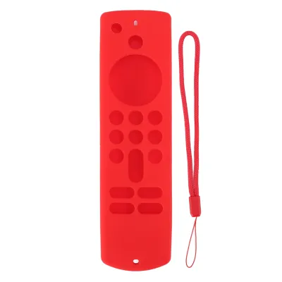 Imagen del producto de Funda de silicona para el mando a distancia del Fire TV Stick, funda protectora de silicona antideslizante con correa, 3ª generación