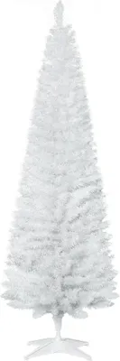 Obrázek produktu pro Umělý vánoční stromek Jedle - 180 cm - nehořlavý - 390 hrotů - PVC - bílý