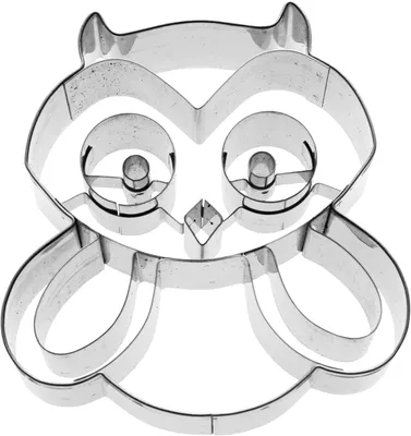 Image de Lot d'emporte-pièces Birkmann « Hugo le hibou, 7,4 cm » pour biscuits et petits gâteaux