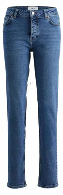 Productafbeelding van JJXX Damen JJXX JXSEOUL STRAIGHT MW CC3002 NOOS Jeans, mediumblauwe denim, maat 30/32