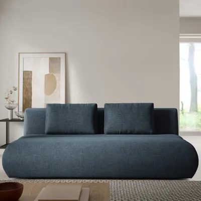 Produktbild von Sofa "DOT" Beige 2 Sitzer mit Schlaffunktion und Bettfunktion