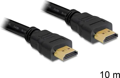 Image de DELOCK DeLOCK 82709 HDMI cable 10 m HDMI Type A (Standard) Black