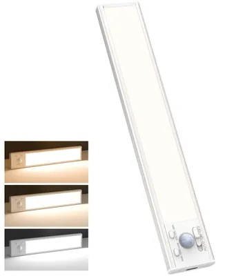 Productafbeelding van Kastlamp met bewegingsmelder, dimbare onderbouwlamp, 3 kleuren, 20 cm