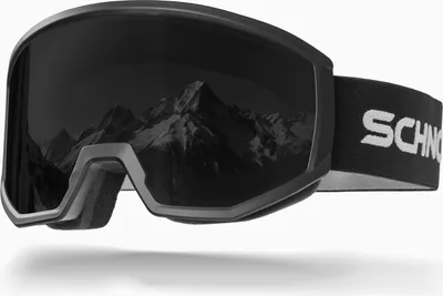 Produktbild von Schnorr Skibrille Luchs Dunkel Grau (S4) |getönt, Anti-Fog, UV400, 45 mm Band