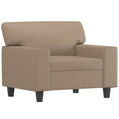 Image de vidaXL Fauteuil Cappuccino-Brown 60 cm similicuir
