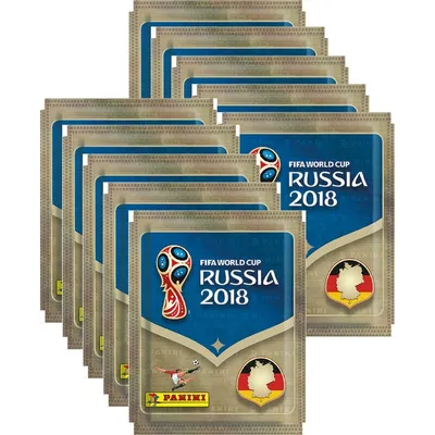 Obrázek produktu pro Panini WM Russia 2018 - Samolepky - 10 sáčků