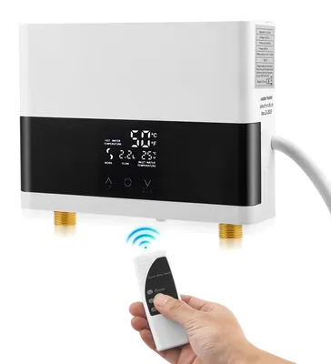 Immagine prodotto di Scaldabagno istantaneo, doppia modalità di riscaldamento, comfort di controllo remoto, colore: bianco