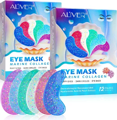 Immagine prodotto di Maschera per gli occhi con collagene marino Aliver - 24 pz