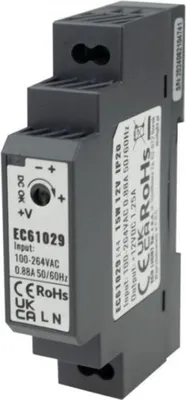 Produktbild von Hutschienen-Netzteil 12V 15W PREMIUM Eco Light EC61029