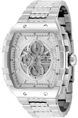 Obrázek produktu pro Invicta S1 Rally 50238 Pánské Hodinky - Quartz Hnutí - Nerezová Ocel s Stříbrným Ciferníkem - 47 mm