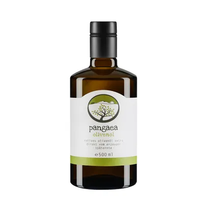 Immagine prodotto di Olio extravergine di oliva Pangea raccolto a mano Bottiglia 500ml