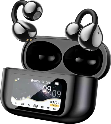 Produktbild von Drahtlose Ohrhörer Bluetooth 6.0 Kopfhörer HIFI Bass Stereo-Ohrhörer Sport-Ohrhörer Schwarz