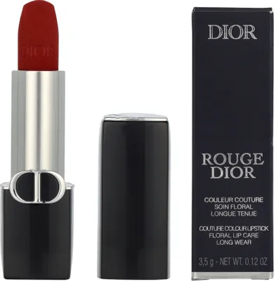 Produktbild von Dior Rouge Velvet, Rot, Fahrenheit, 1 Farben, Nährend, Aufpolsterung, Weichmachend, Frauen, Matte, Samt