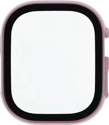 Produktbild von Bizon Case+Glas für Apple Watch Ultra 2/1 49mm, pink