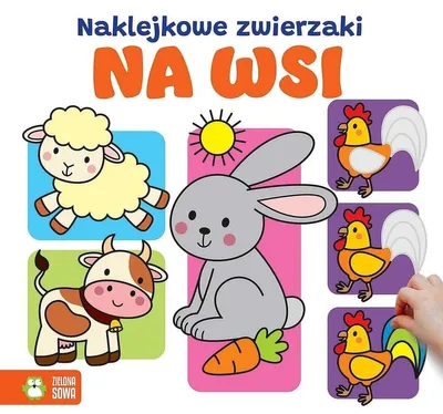 Productafbeelding van Naklejkowe zwierzaki na wsi. Książeczka dla dzieci