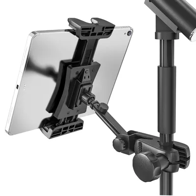 Produktbild von Mikrofonständer Tablet Halterung 360° Drehbar für Tablets 4.7-12.9 Zoll