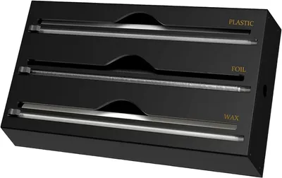 Productafbeelding van Vershoudfolie dispenser acryl 3 in 1 vershoudfolie dispenser