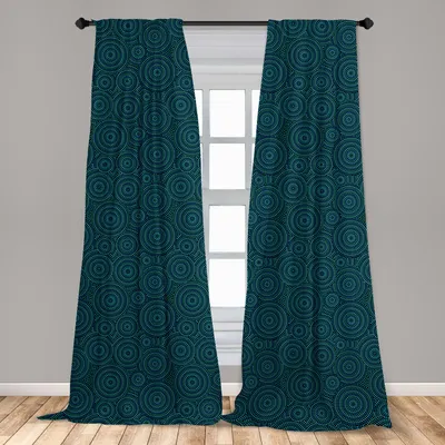 Produktbild von Abakuhaus, Fenstervorhänge, Funky Runde, 2-Panel-Set, 150 x 225 cm