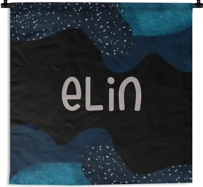 Produktbild von MuchoWow® Wandteppich Wandbehang Elin - Pastell - Mädchen 150x150 cm Tapisserie Dekoration Wandtuch - Wohnaccessoires - Modernes