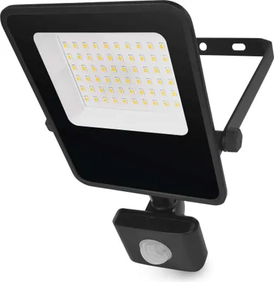 LED reflektor VISIO s pohybovým čidlem, 30 W, černý, neutrální bílá