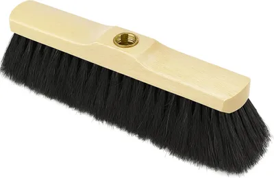 Produktbild von Stubenbesen Rosshaar 28 cm, Gewinde
