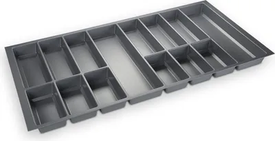 Produktbild von ORGA-BOX IV Universal Besteckeinsatz 473,5 x 926 mm grau für 100 cm Schublade