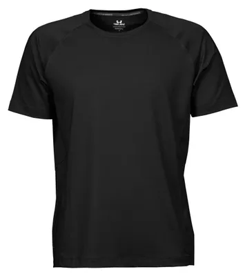 Produktbild von Tee Jays Cool Dry Herren T-Shirt, Kurzarm FK916 (XL) (Schwarz)