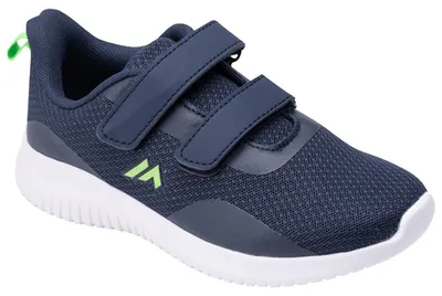 Image de Martes Essential - Baskets pour garçons "Riken" IG3542 (taille 32 EU) (Bleu marine/Jaune citron/Blanc)