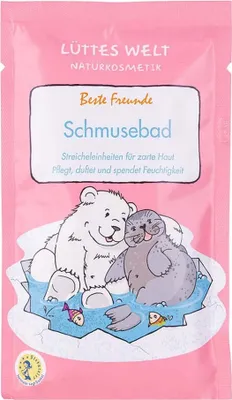 Produktbild von Lüttes Welt Schmusebad, 80g, Motiv: Beste Freunde