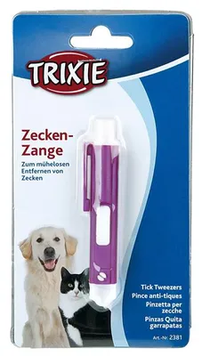 Obrázek produktu pro TRIXIE 2381, Pinzeta na klíšťata, Modrá, Bílá, Plast, 1 kusů
