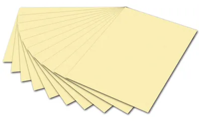 Produktbild von Folia 6111 Fotokarton - 50 x 70 cm, strohgelb