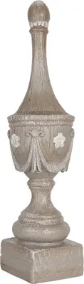 Immagine prodotto di Decorazione Clayre & Eef Ø 11x43 cm Plastica grigia