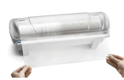 3 Folienroller 45 cm, Kunststoff, HACCP-konform, mit Klinge