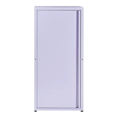 Produktbild von Metallschrank ’Burlöv’ mit 1 Tür und 2 Ablagen Stahl 88 x 40 x 35 cm Lila