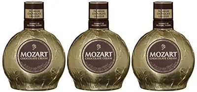Immagine prodotto di Mozart Crema Oro Liquore al Cioccolato con Vaniglia Bourbon 500ml confezione da 3 pezzi