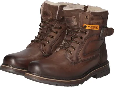 Obrázek produktu pro Dockers by Gerli pánské boty šněrovací hnědé volnočasové, velikost bot:45 EU