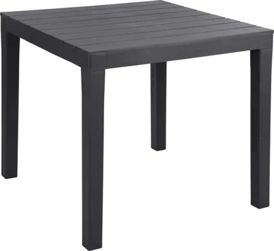 Produktbild von Quadratischer Gartentisch Farbe: schwarz 78x78x72cm Modell: bali ipae progarden