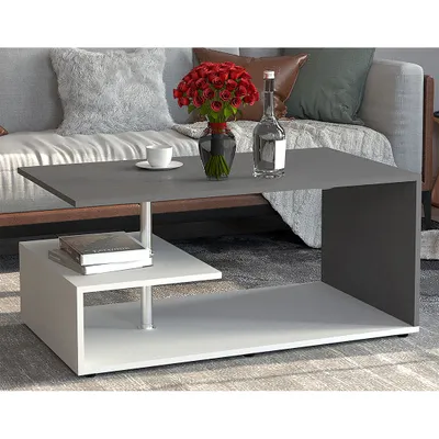 Produktbild von VCM Holz Couchtisch Sofatisch Wohnzimmertisch Beistelltisch Kaffeetisch Maliso M