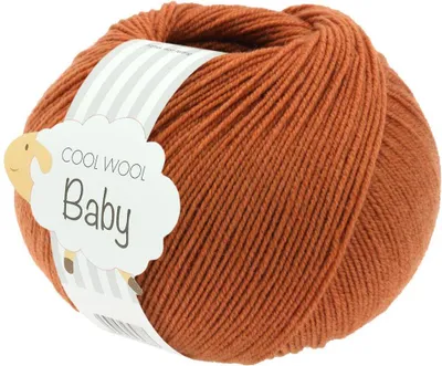 Produktbild von Lana Grossa - Cool Wool Baby 0337 braunorange