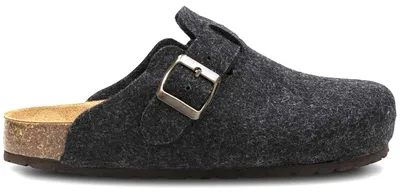 Produktbild von Löwenweiss Belt Uni Filz-Pantoffel aus Schurwolle Anthrazit, W939F-901
