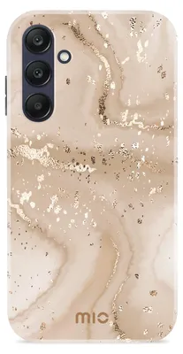 Produktbild von MIO Samsung Galaxy A25 5G MagSafe Hülle Hardcase Backcover - Gold Marble