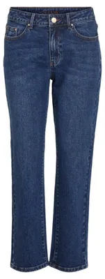 Productafbeelding van Vila Vistray jeans voor dames, blauw, rechte model, maat XS