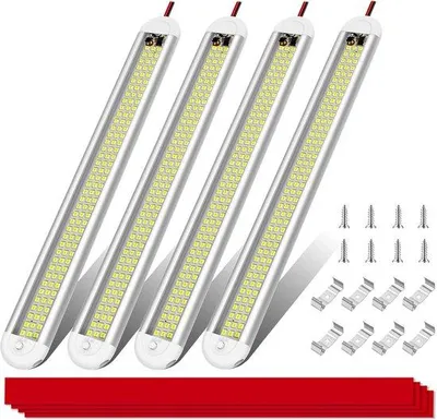 Zdjęcie produktu dla Taśmy LED do wnętrz, 120 diod LED, 12 V z przełącznikiem, do samochodów, łodzi i przyczep kempingowych.