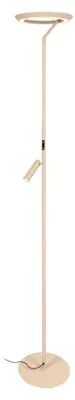 Image de Lucide CELESTE – Lampe sur pied – Ø 28 cm – LED avec réglage de l'intensité lumineuse – Couleur taupe, 24W