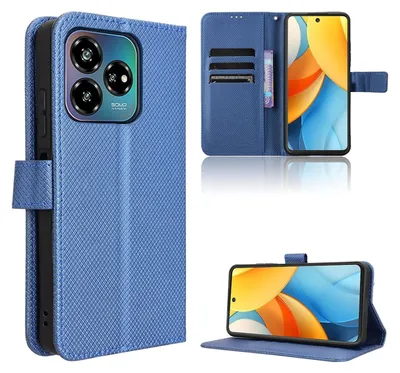 Immagine prodotto di Per ZTE Blade V60 Vita / Axon 60 Lite Custodia per cellulare in  con texture diamantata Blu