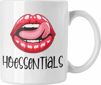 Produktbild von Trendation - Hoessentials Tasse Geschenk für Frauen Lustige Geschenkidee Spruch Geburtstag (Weiß)
