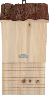 Produktbild von Esschert Design Fledermauskasten mit Rindendach aus 100 %  Tannenholz