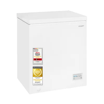 Produktbild von Exquisit Gefriertruhe 142 l | Energieklasse E | Schnellgefrieren | Kühlmodus | 20 Std. Lagerzeit | leise 40 dB | GT5150-E-041E weiss | Weiß